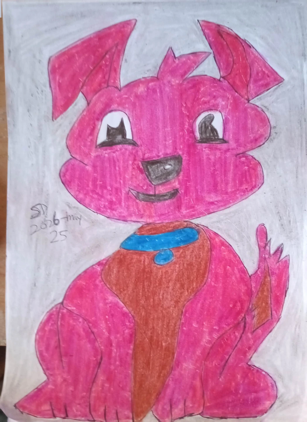 Purplish Red Dog by Custom Artist Sherwin - photo 5