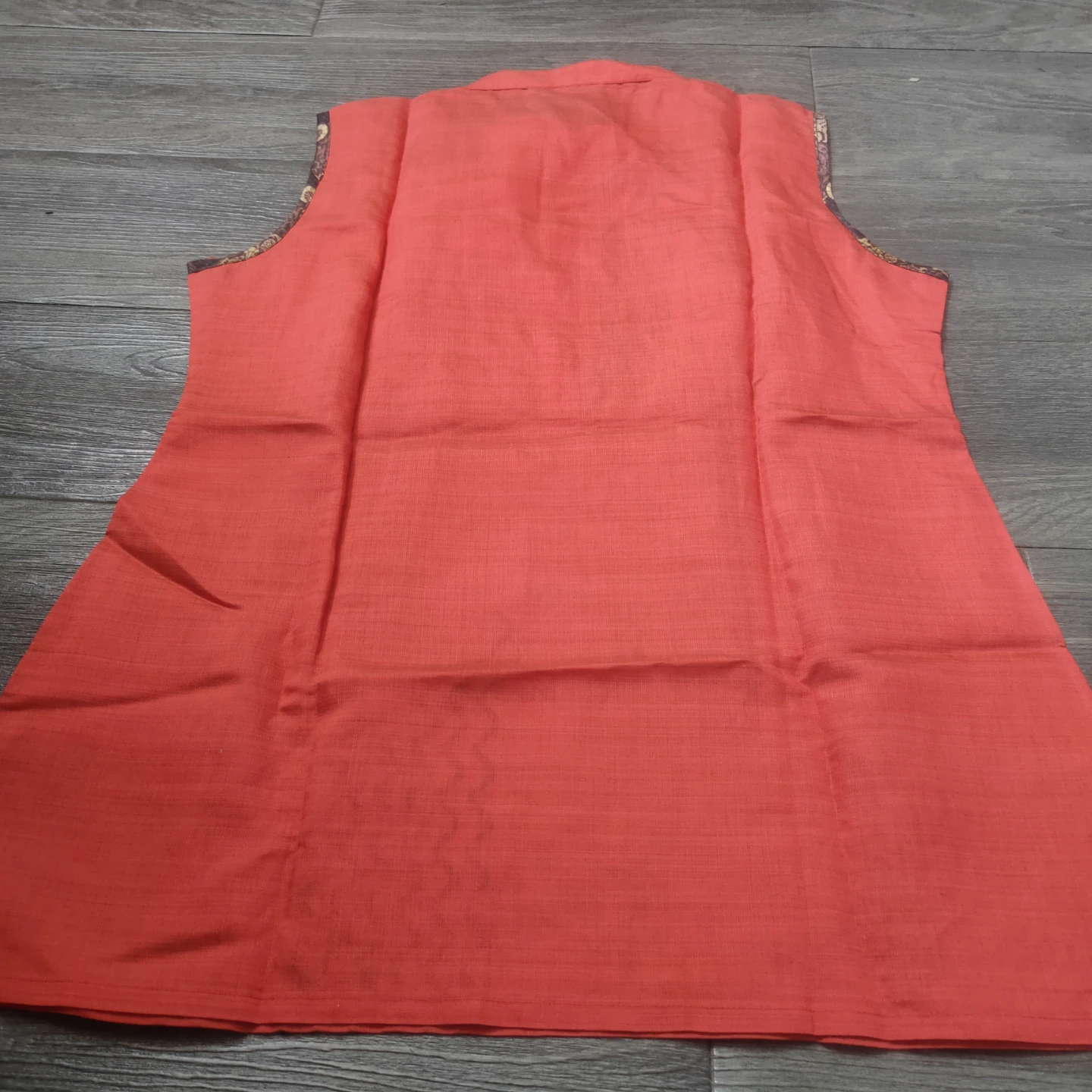 Brand new Girls Orange Sleeveless Kurti with Zigzag Design - XL - photo 4