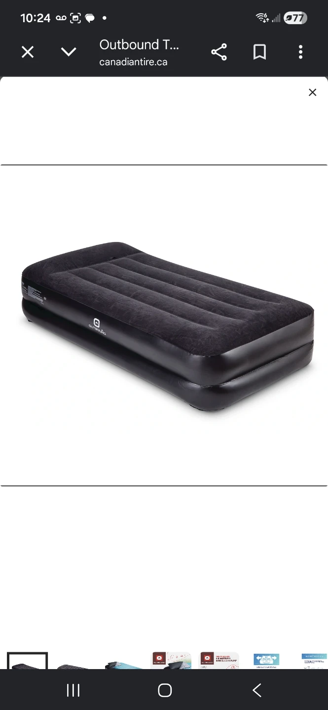Outbound Inflatable Air Mattress
