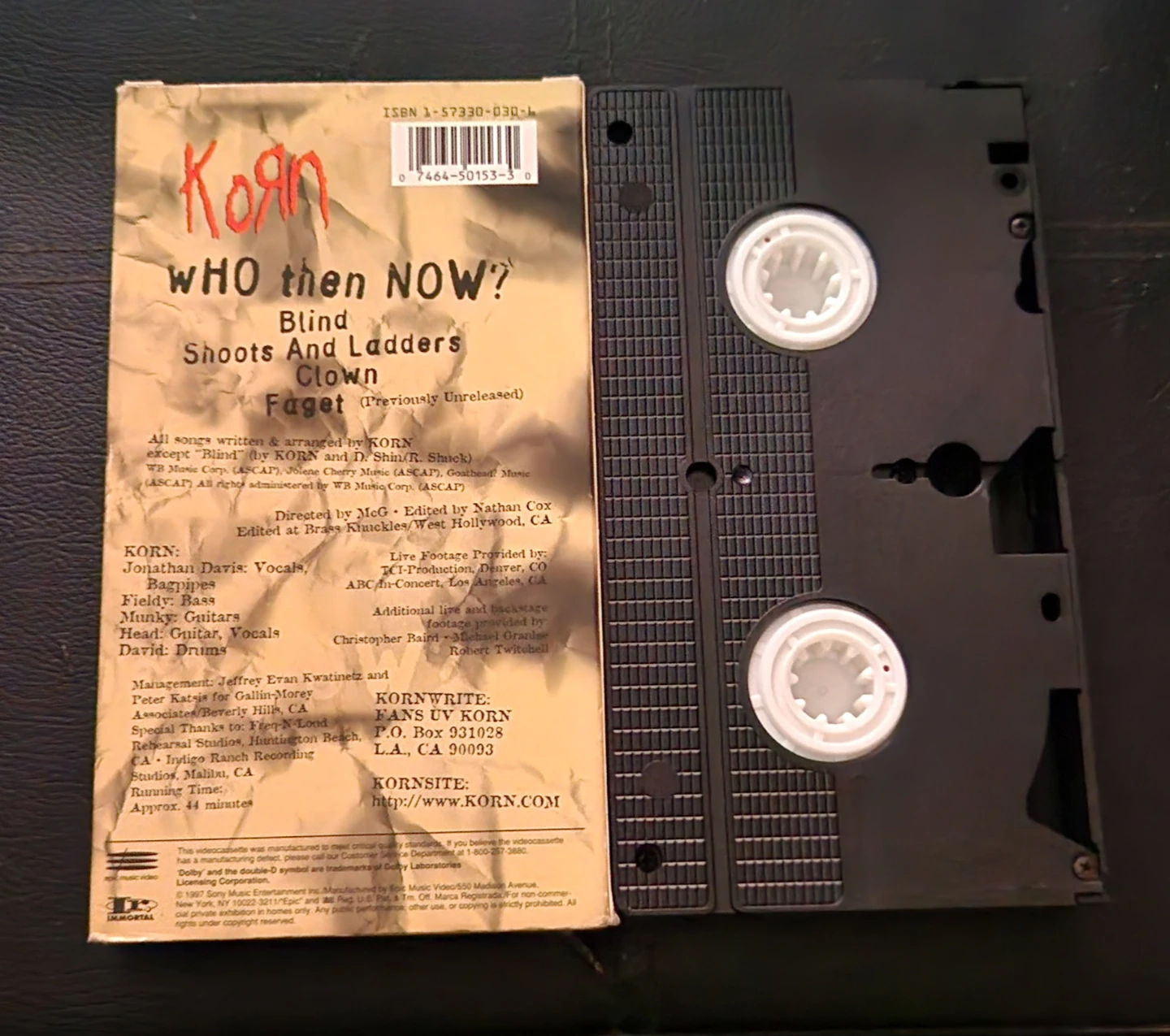 Korn - Who Then Now? (VHS, 1997) - photo 2