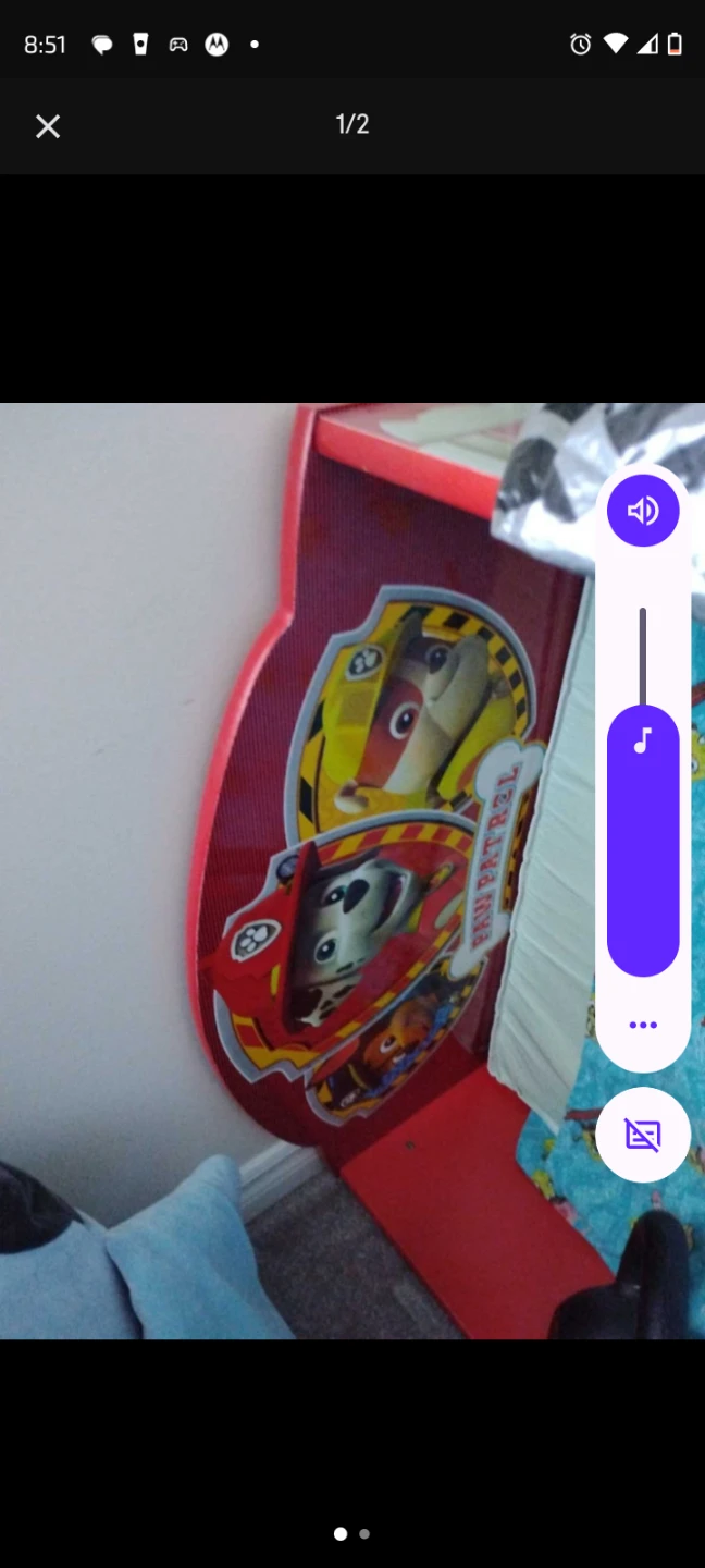 Paw patrol toddler bed