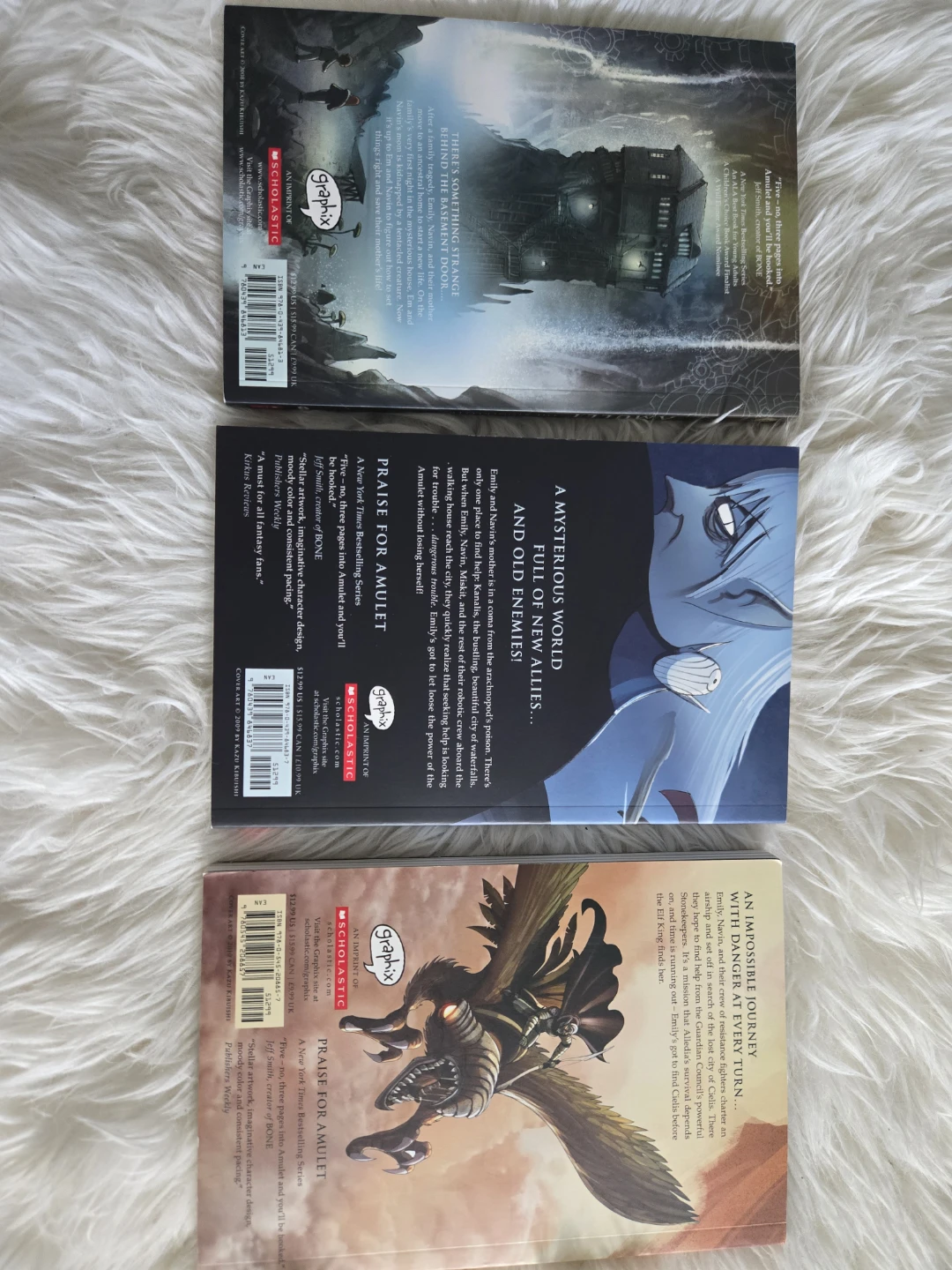 Amulet Graphic Novel Series Books 1-3 by Kazu Kibuishi - photo 2