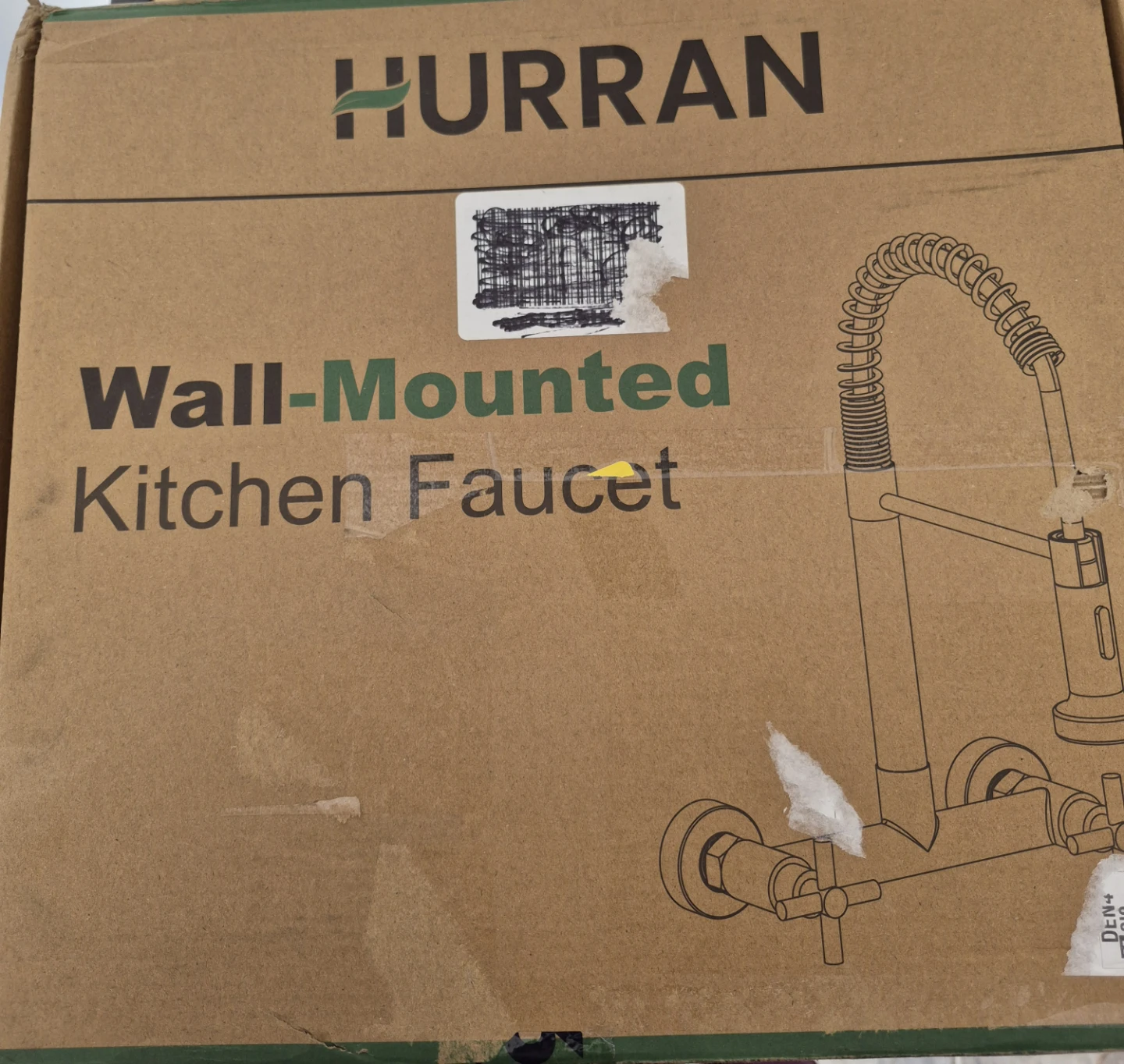 HURRAN Wall-Mounted Kitchen Faucet - photo 4