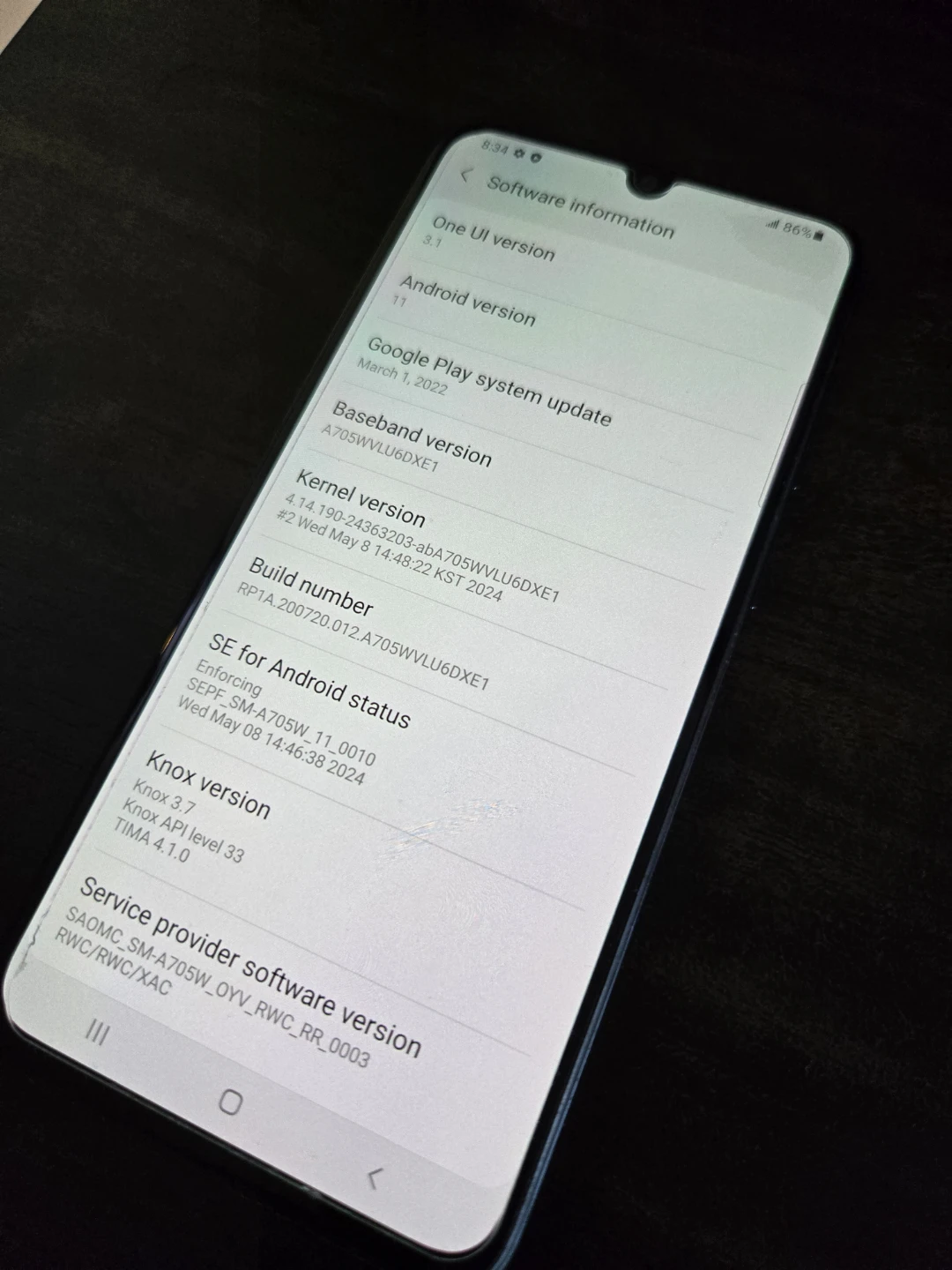 Samsung Galaxy A70 smartphone 128GB - photo 4