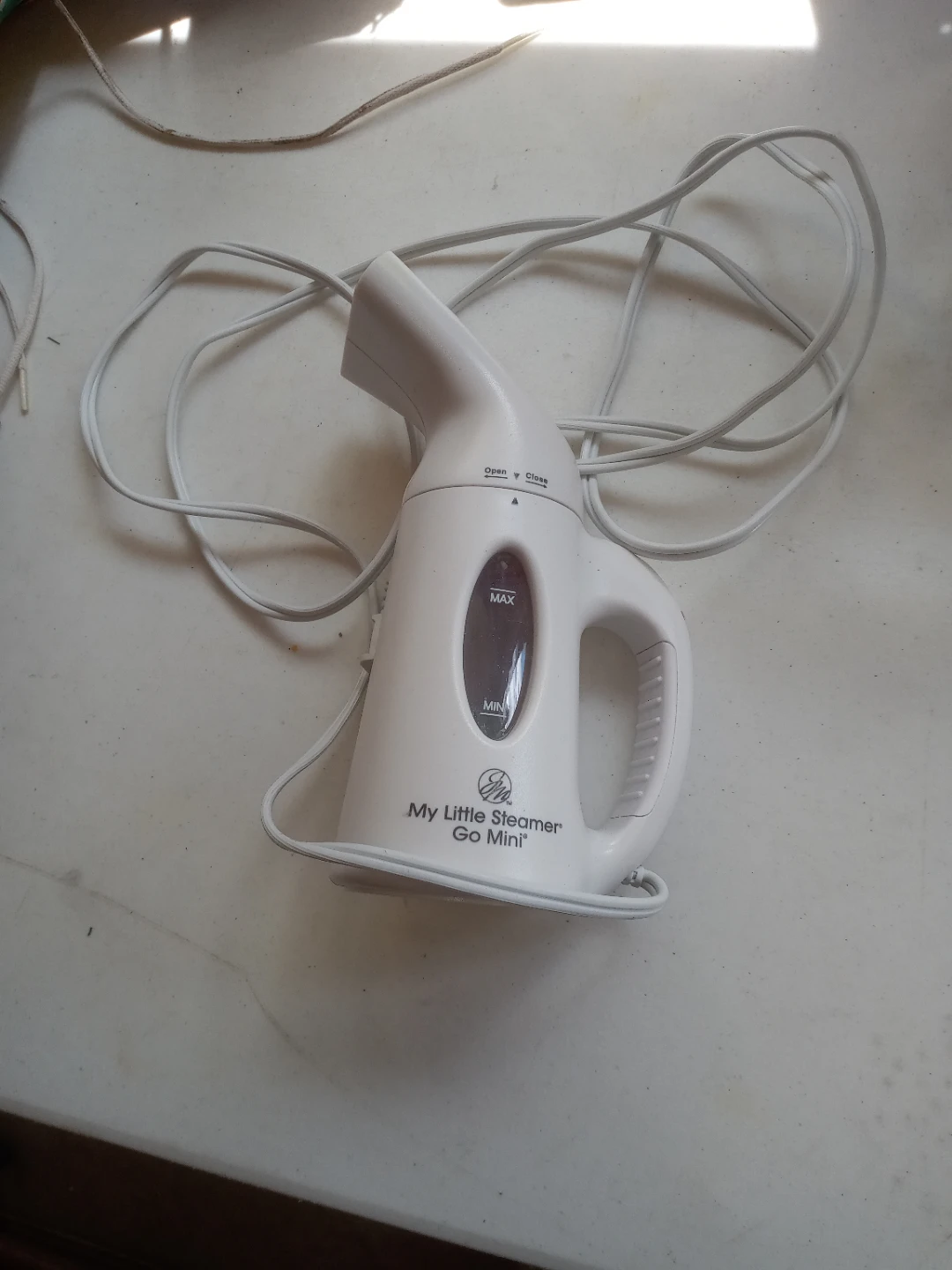 My Little Steamer Go Mini handheld garment steamer