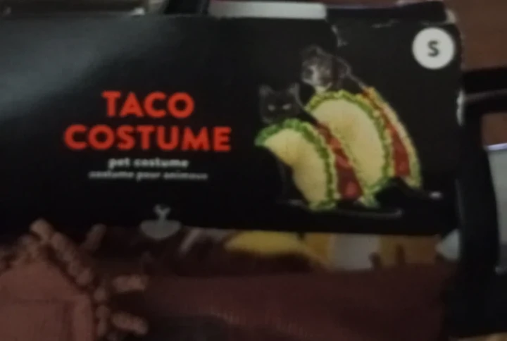 Thrills & Chills Taco Pet Costume - Size S - photo 3