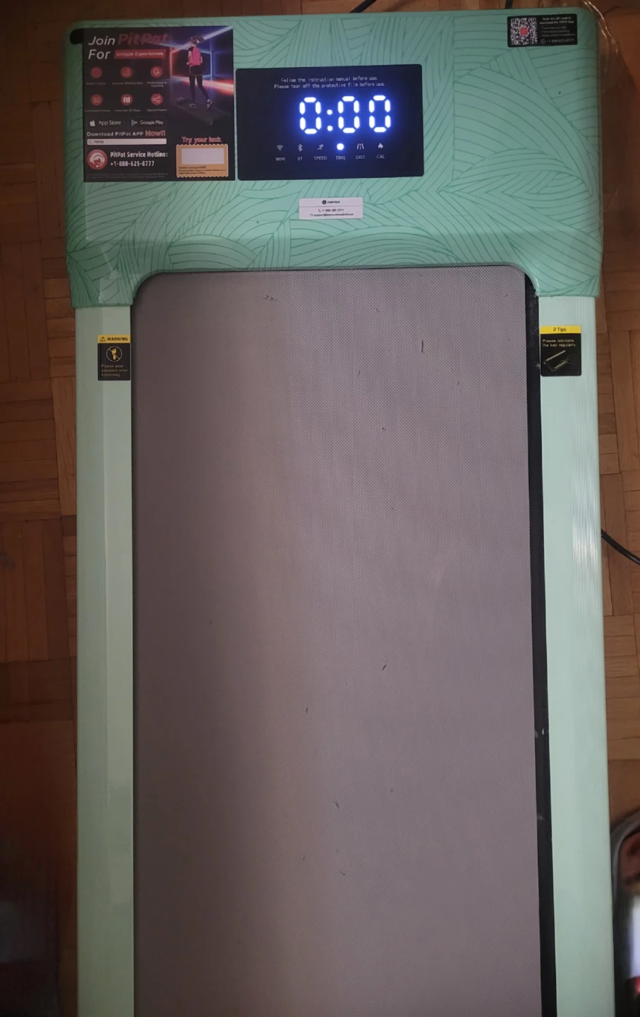 3-in-1 Portable Treadmill with Remote Control LED Display - photo 2