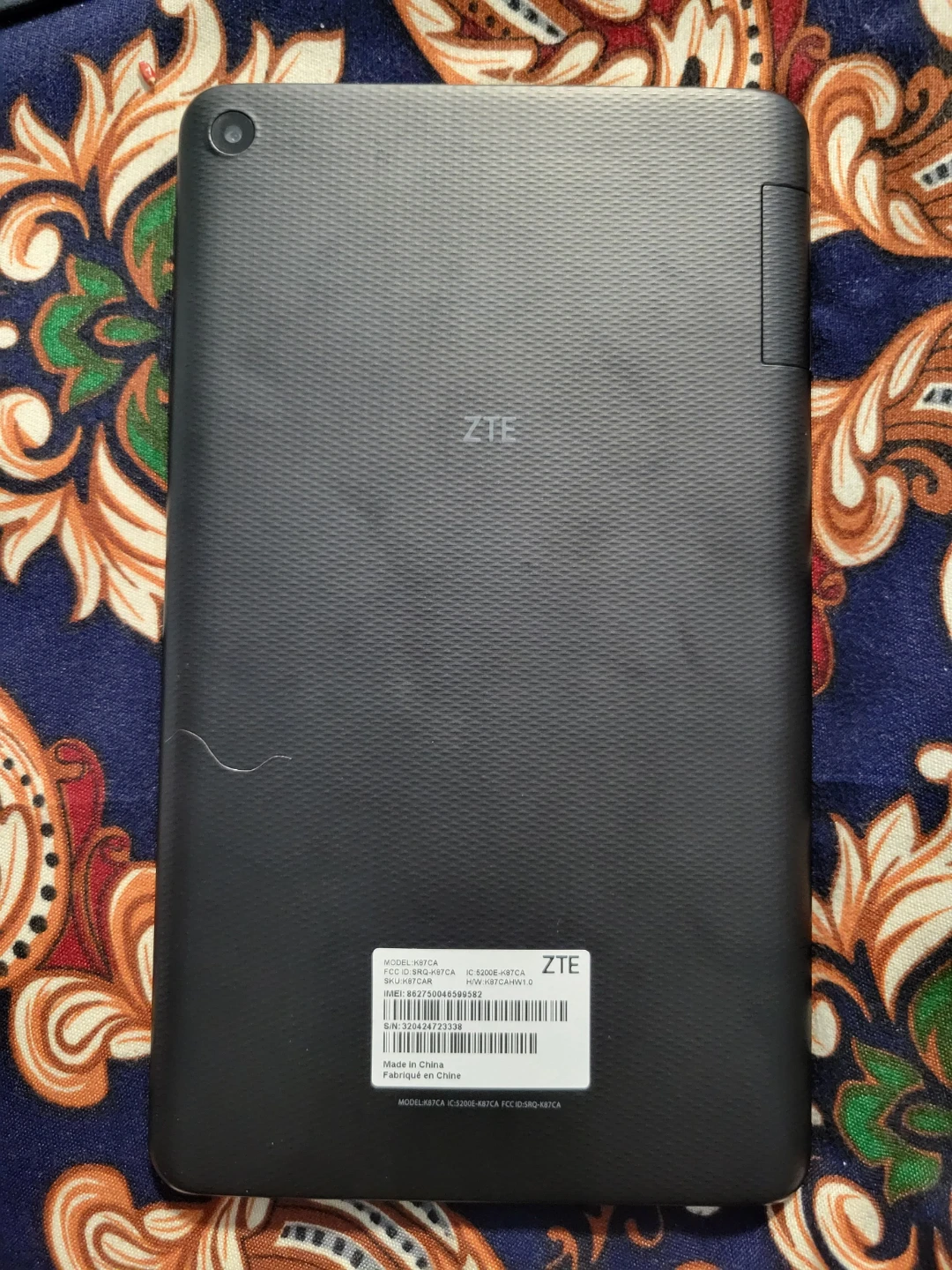 ZTE Model 107ca Tablet - photo 2