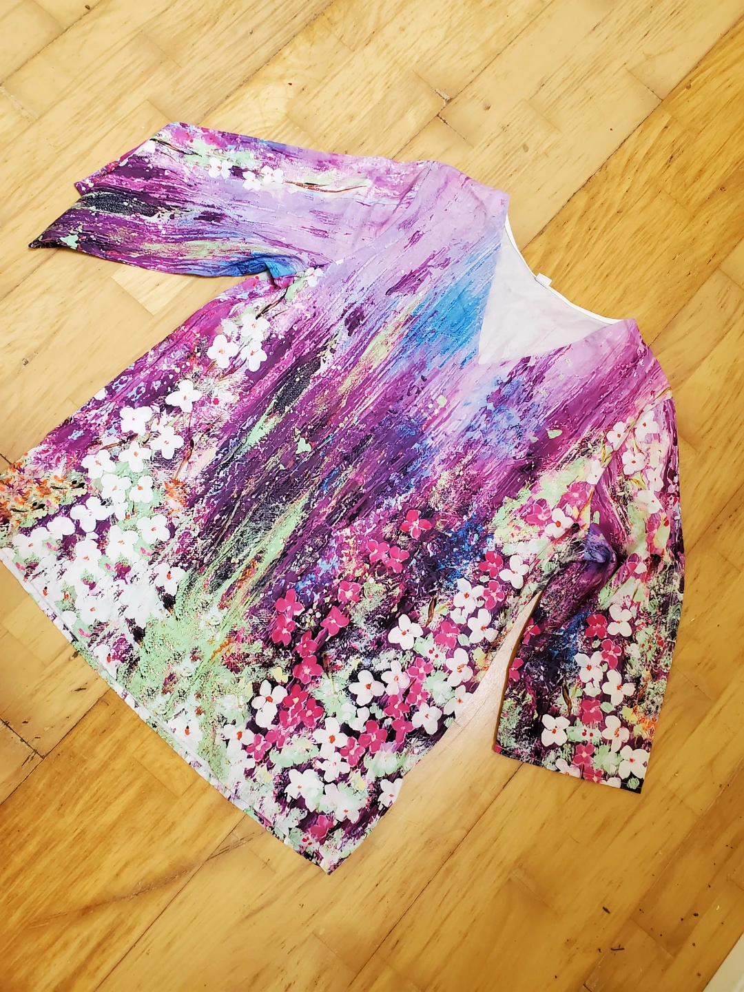 Women's Artistic Print Blouse