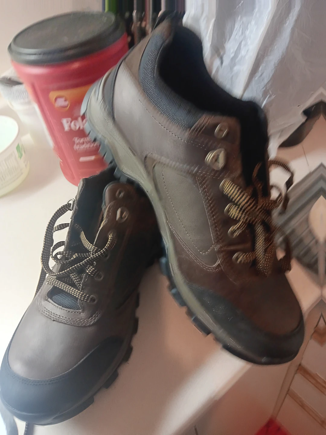 Timberland Brown Leather Hiking Shoes - photo 2