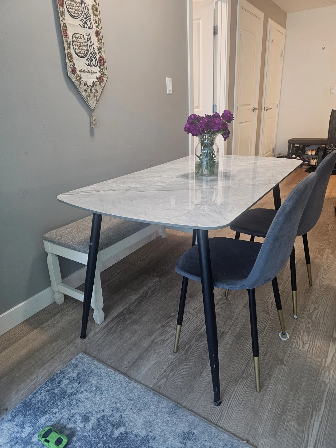 Modern Marble Top Dining Table - photo 2