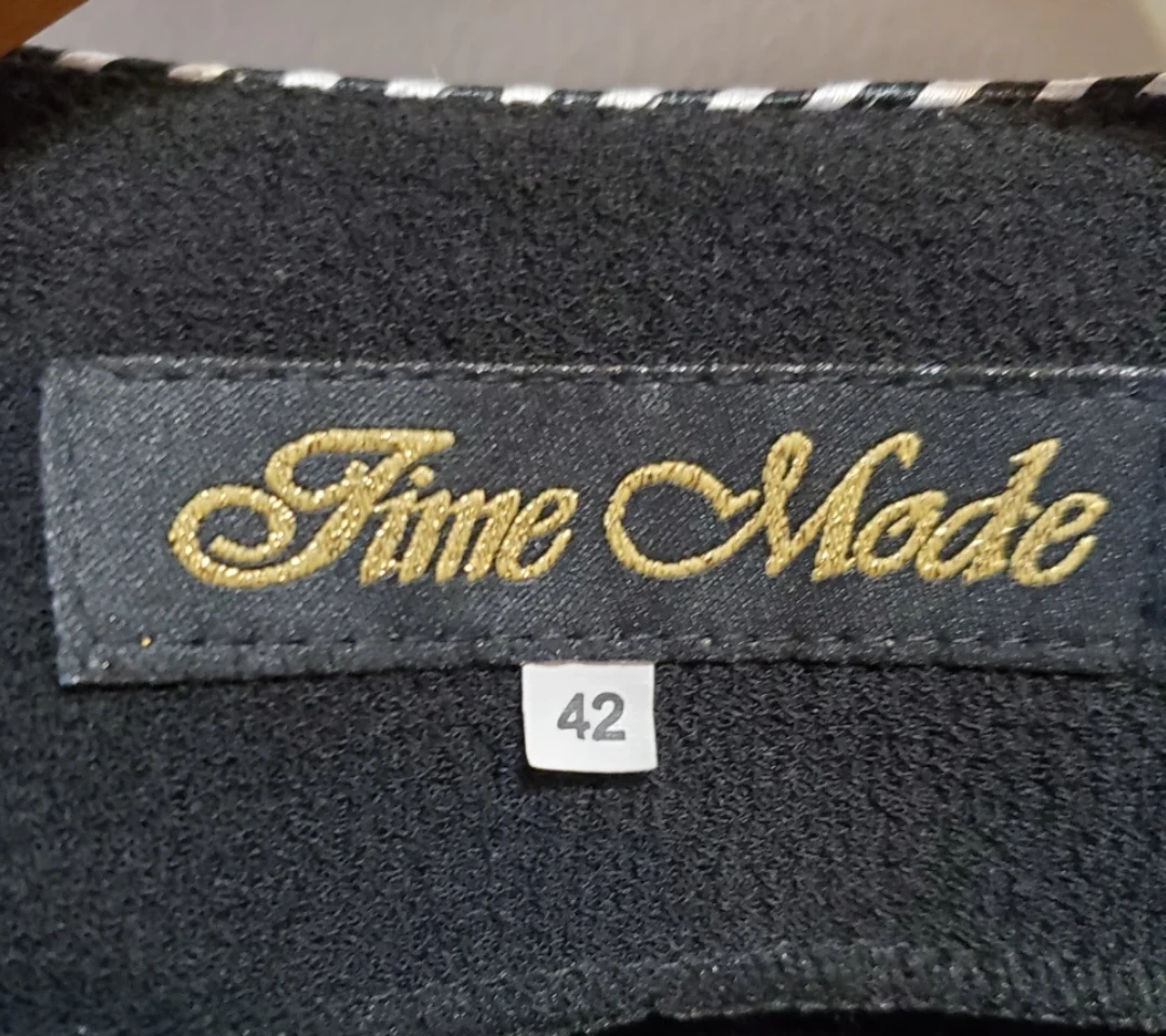 Time Mode Black Blazer Size 42 - photo 2