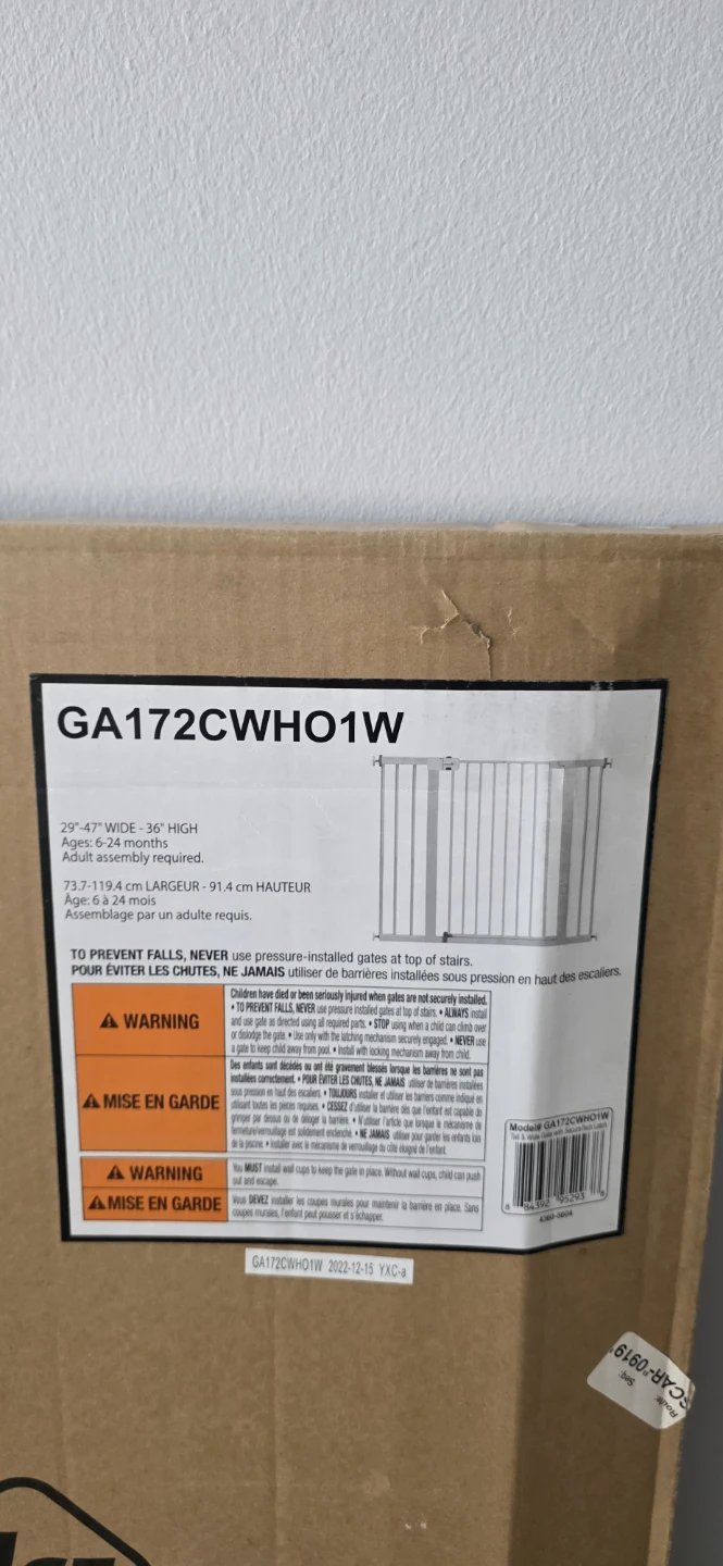 Safety 1st Tall & Wide Pressure Mount Security Gate - photo 5