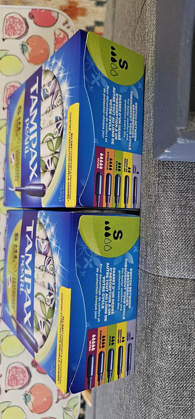 2×18 Tampax Pearl Tampons - photo 2