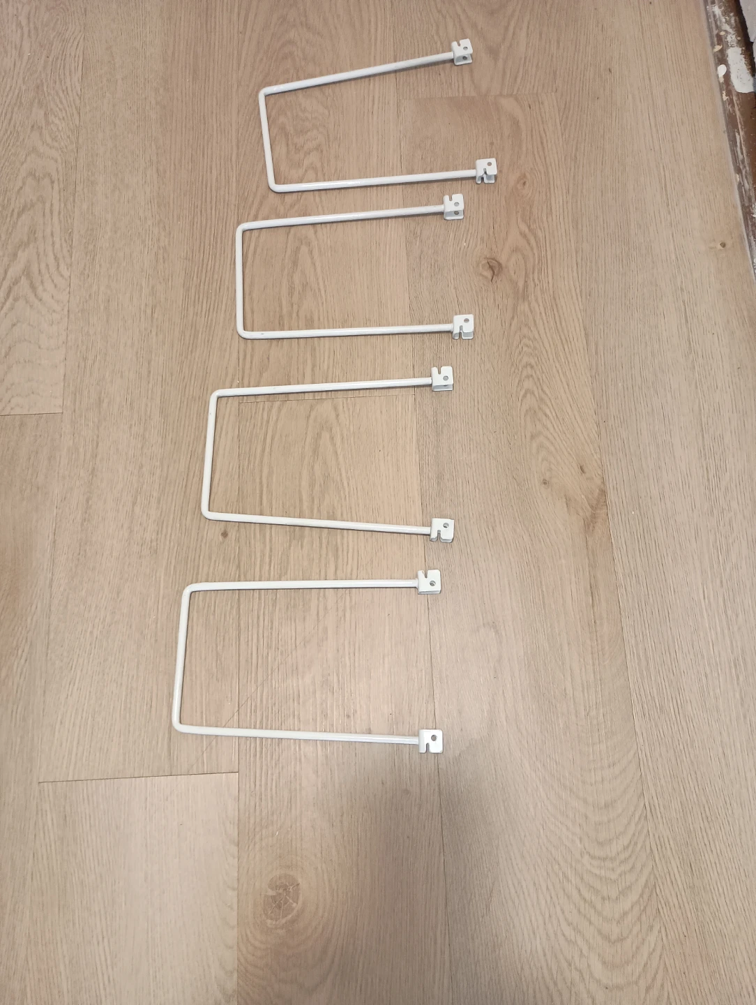 White Metal S-Hooks - Set of 5 - photo 2