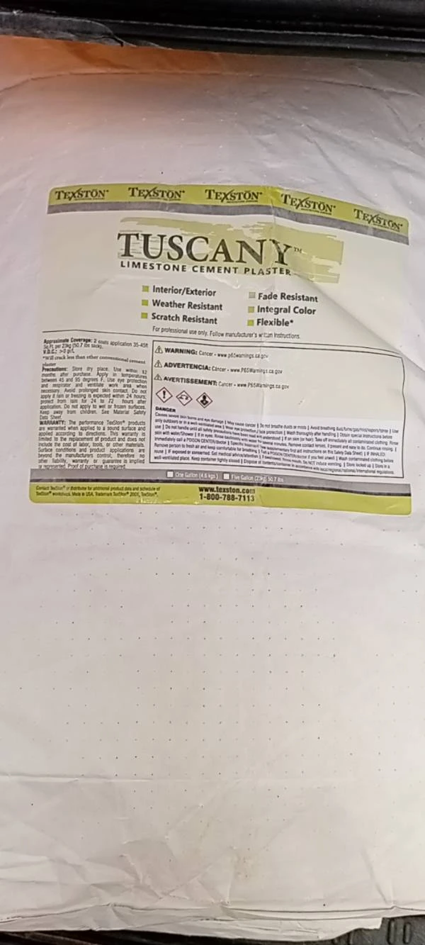 Tex-Stone Tuscany Limestone Cement Plaster