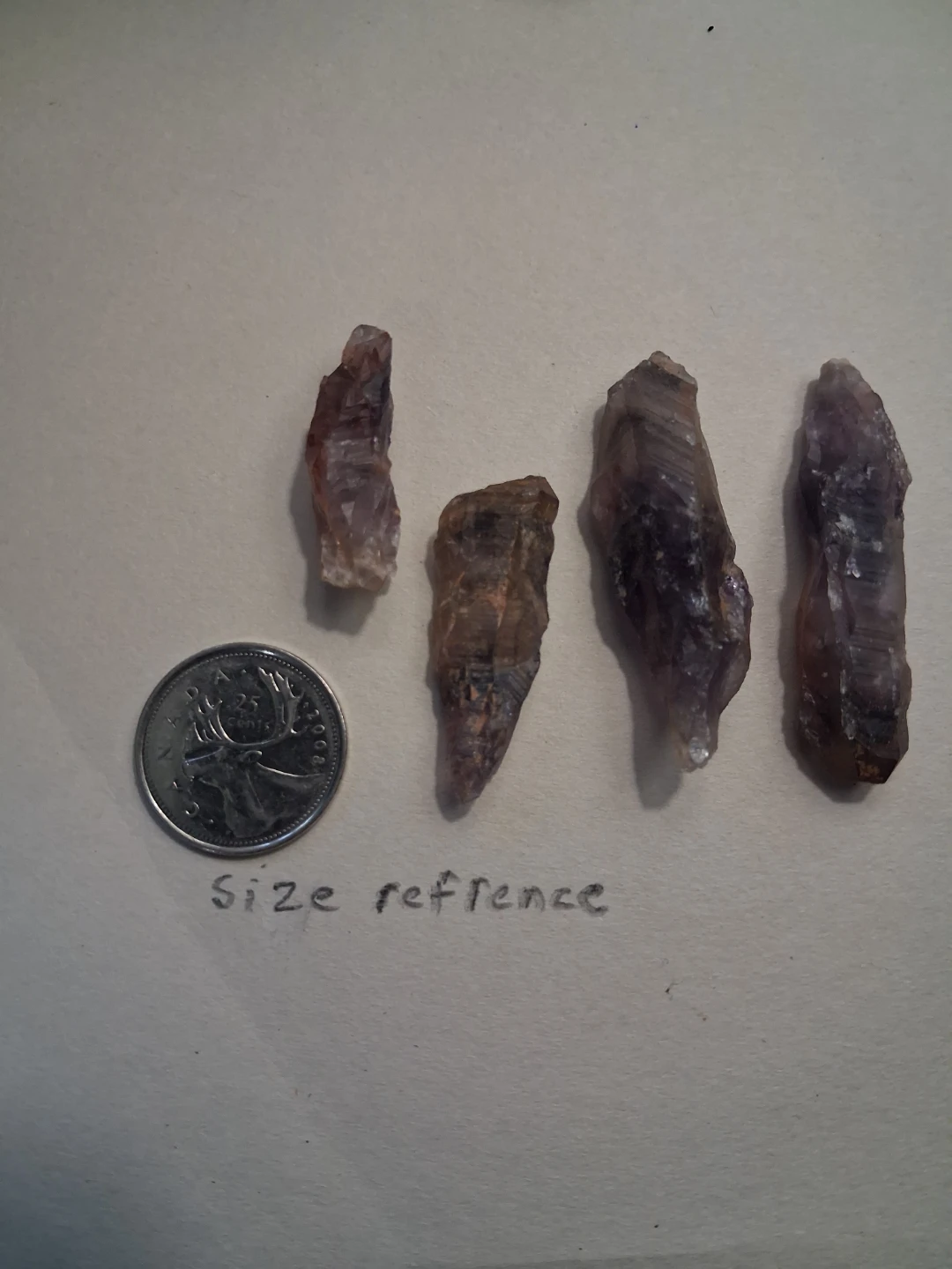 Amethyst shard bundle (set of 4)