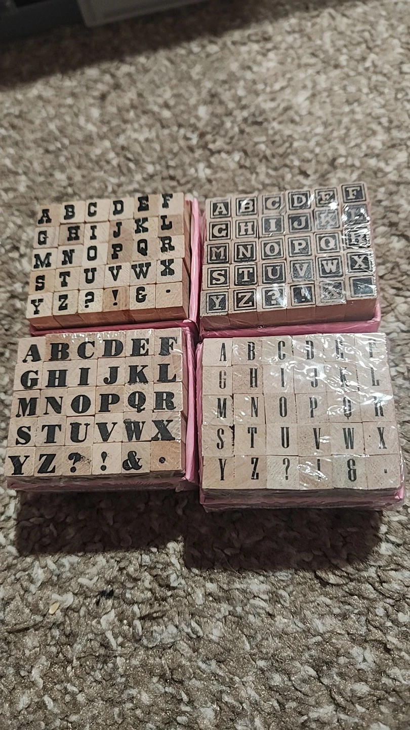 Alphabet Stamp Set - 4 Packs - photo 3