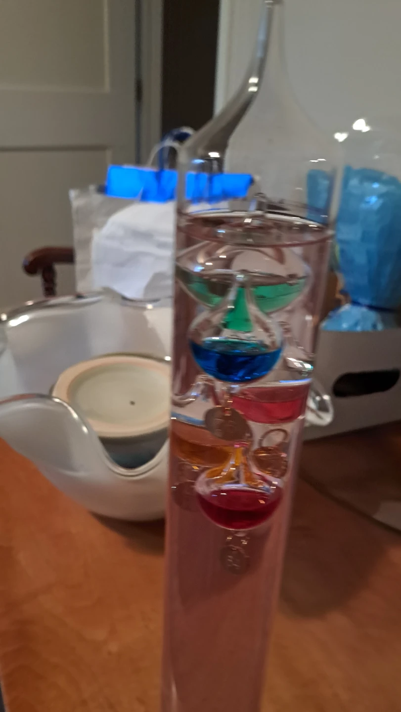 Galileo Thermometer with Floating Balls - photo 2