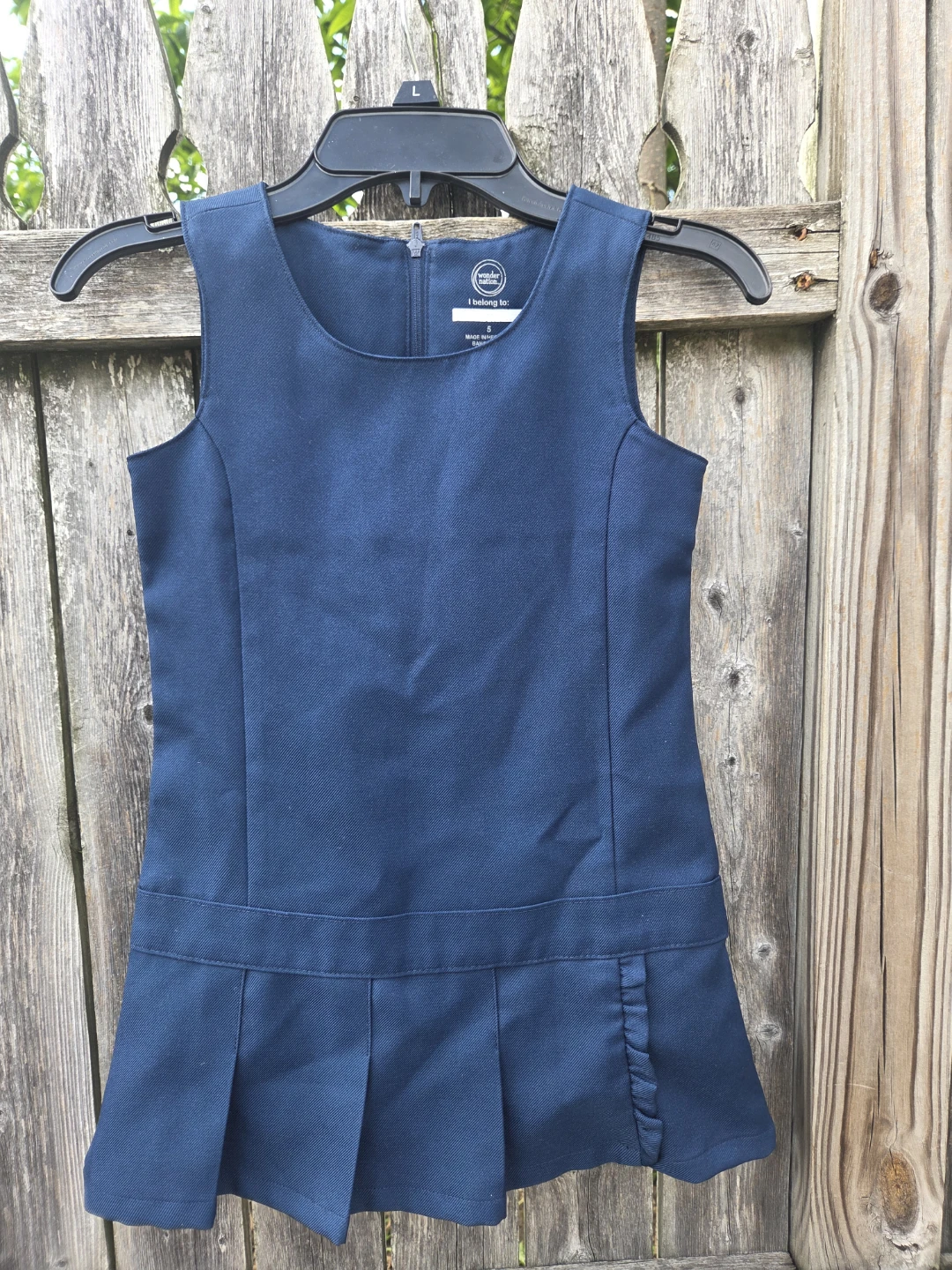 Wonder Nation Girls Blue Jumper Dress Size 5t