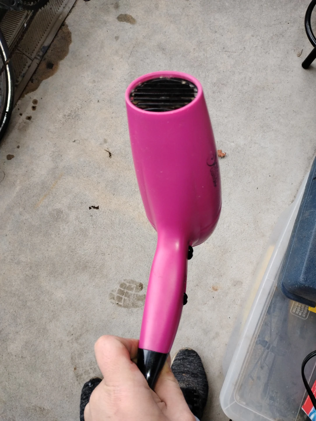 Conair 1600 Hair Dryer - Black &  Pink blow dryer - photo 4