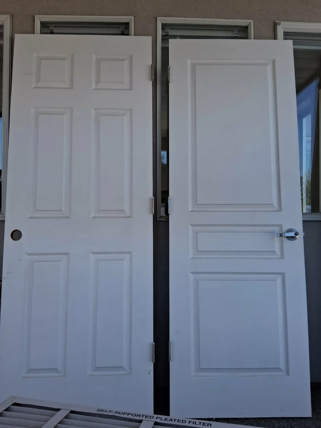 White Interior Doors (Set of 2)