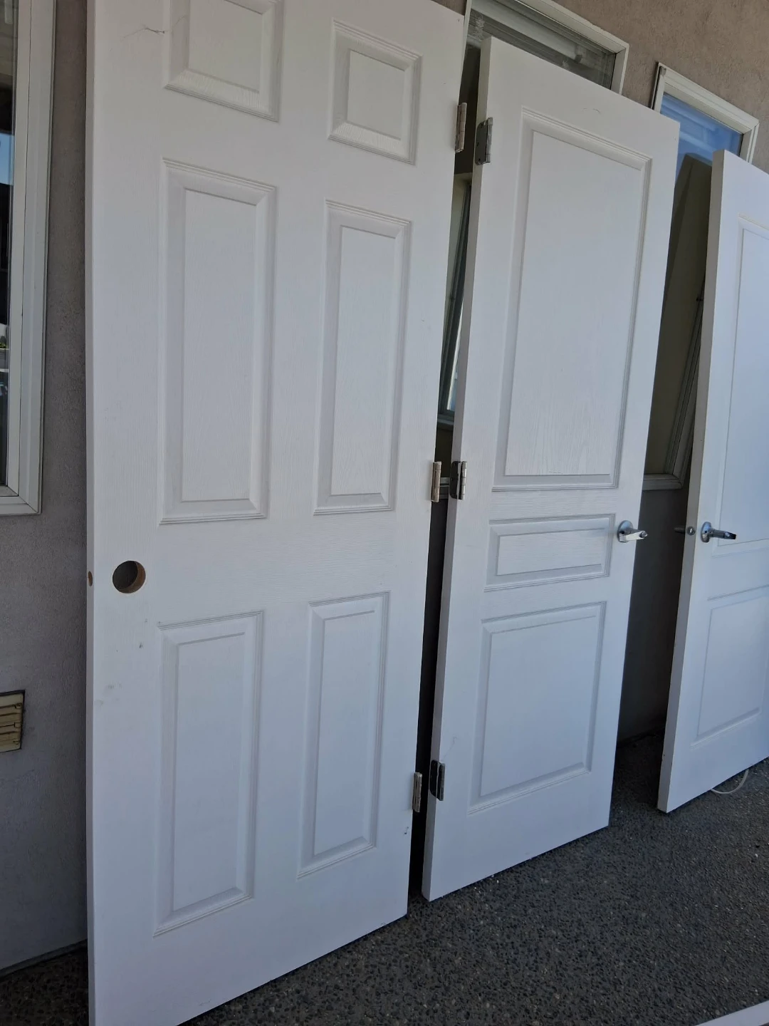 White Interior Doors (Set of 2) - photo 2