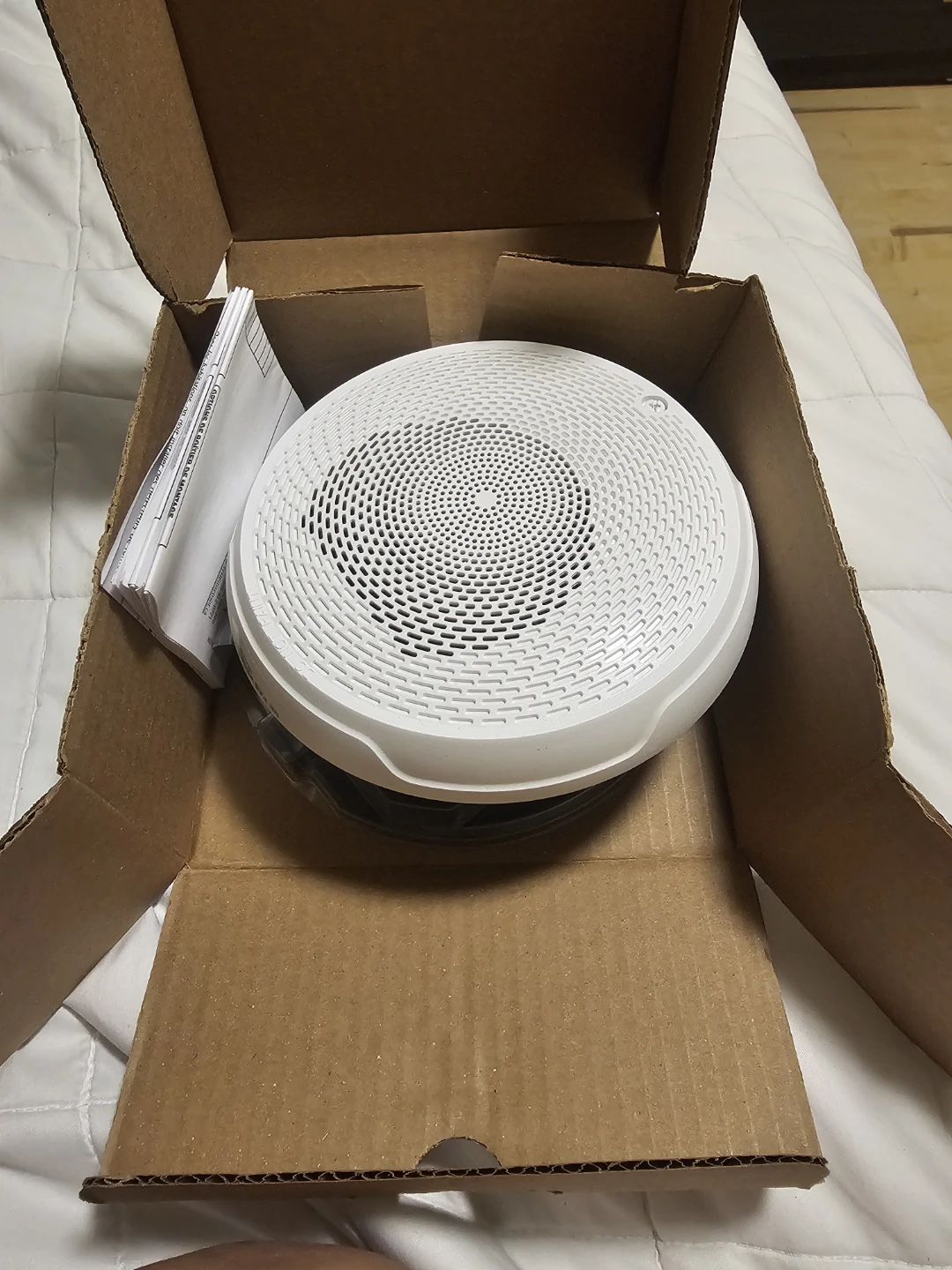 System Sensor Round White Ceiling Mount Speaker SPCWLA - photo 3