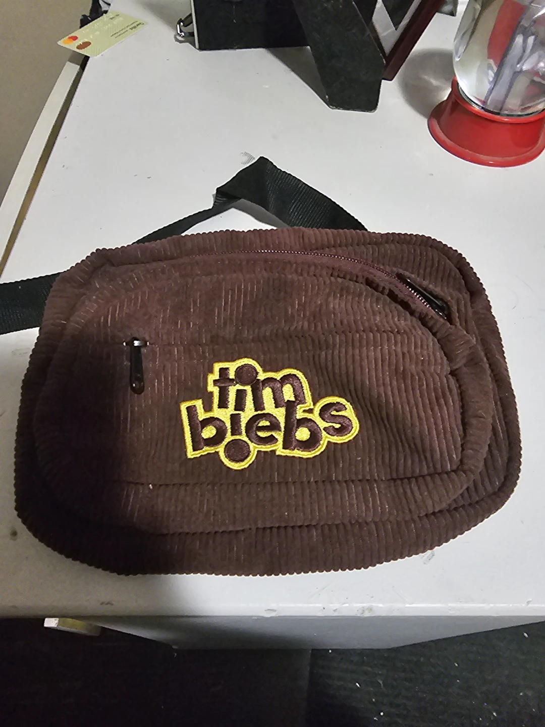 Tim Hortons x Justin Bieber Corduroy Fanny Pack