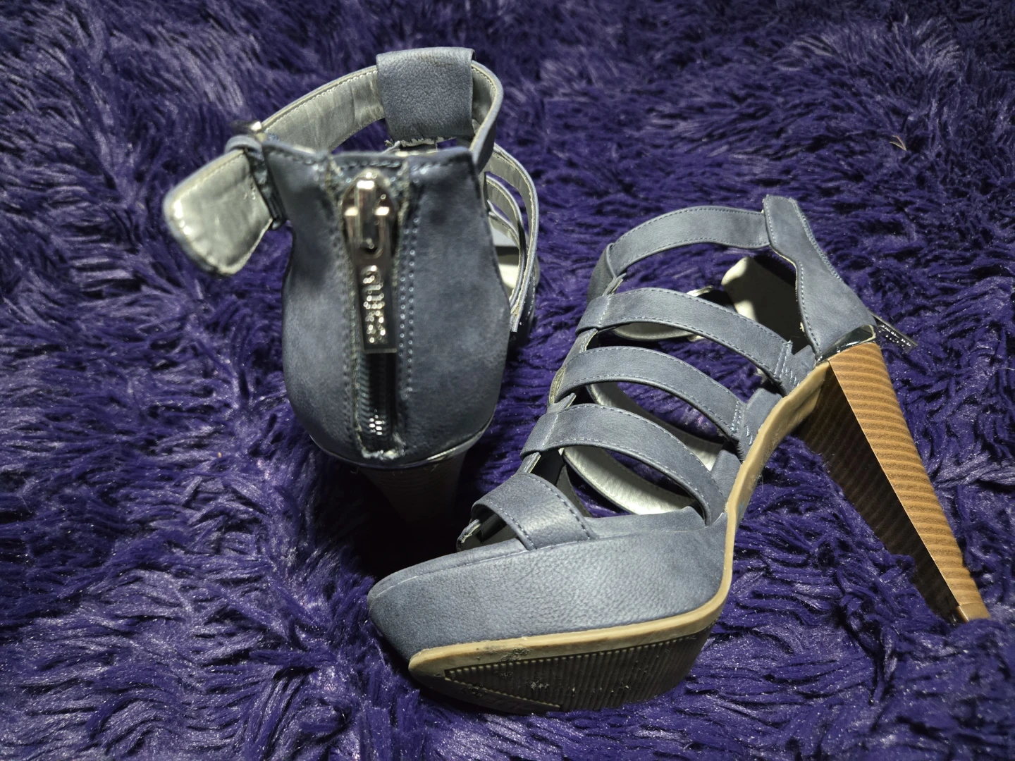Guess Blue Strappy Heels - photo 2