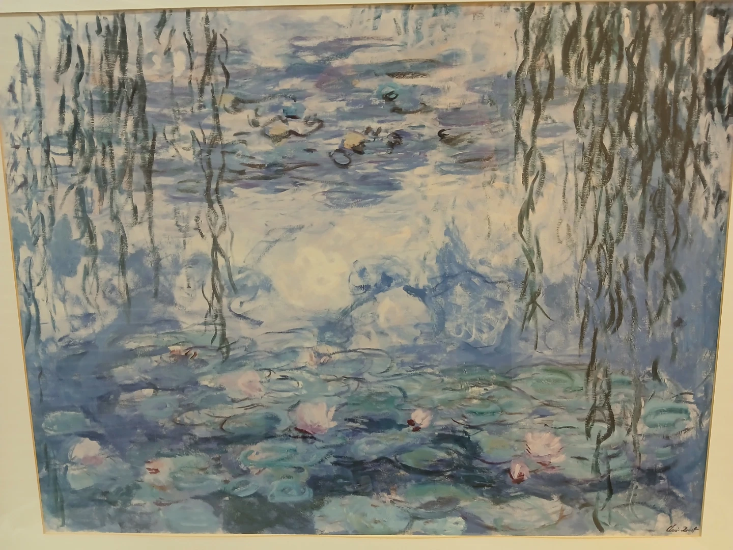 Framed Water Lilies Print - photo 3