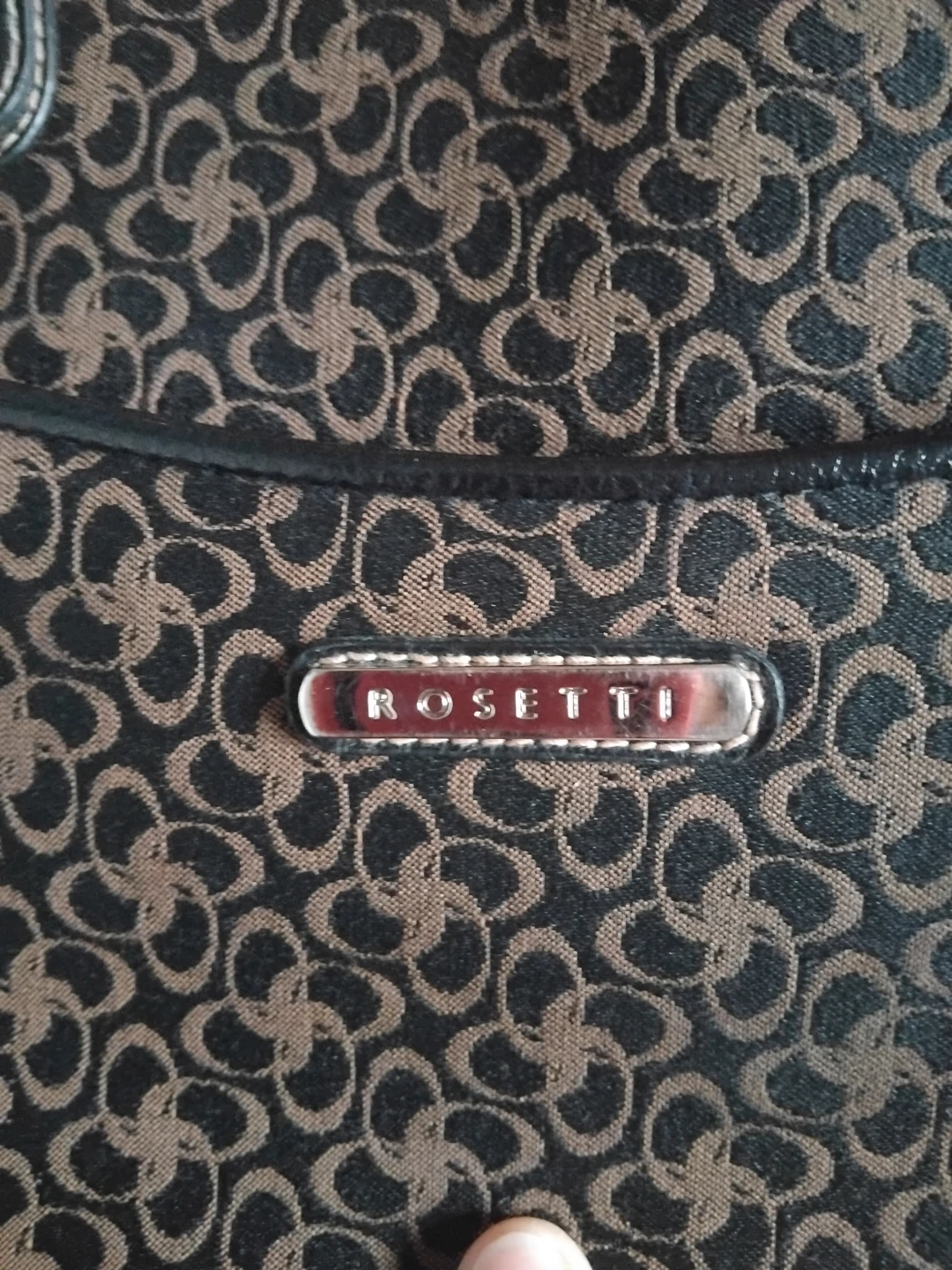 Rosetti Brown Signature Print Handbag - photo 5