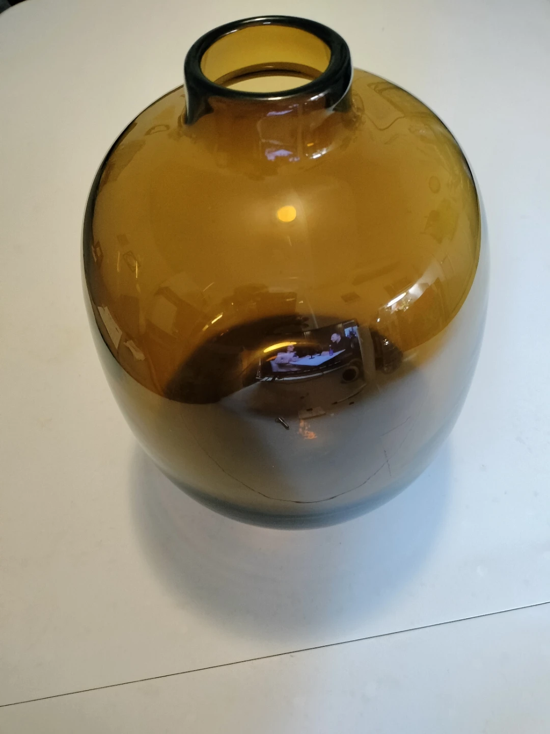 Amber Glass Vase - photo 2