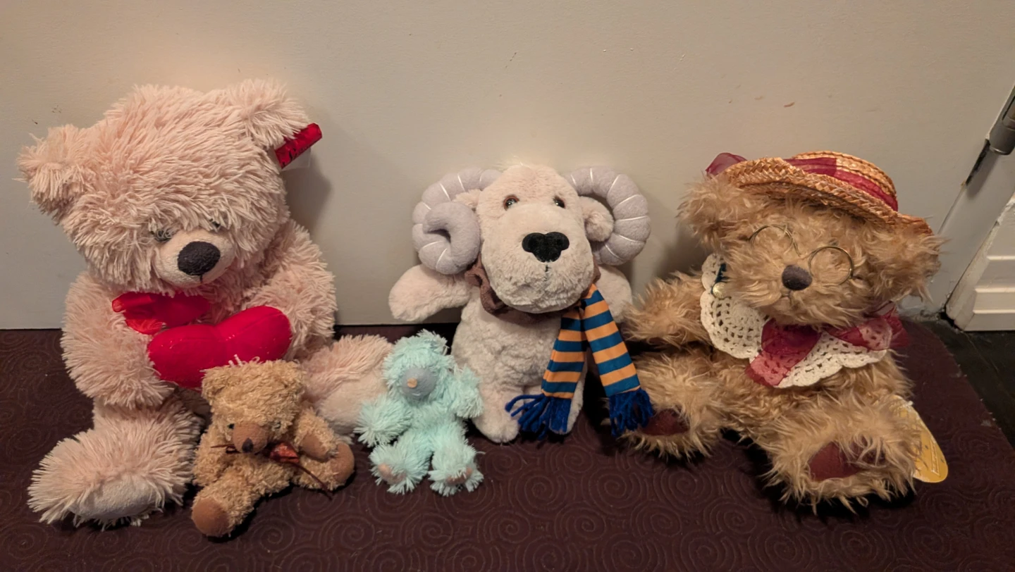 Bundle of 6 Stuffed Animals - Teddy Bears & Monkey - photo 3