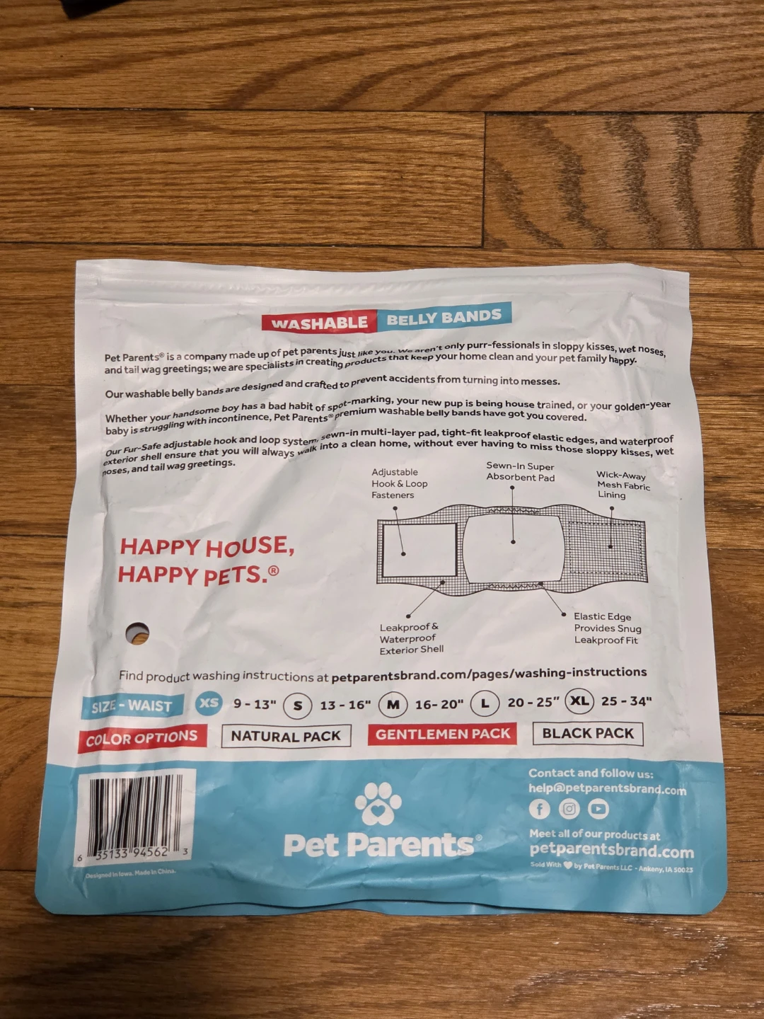 Pet Parents Washable Belly Bands - XS (3 Pack) - photo 5