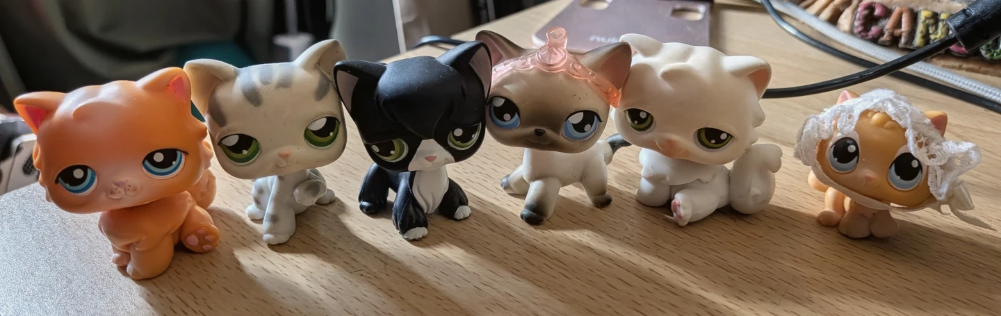 Littlest Pet Shop Cat Figures - Set of 6 - photo 2
