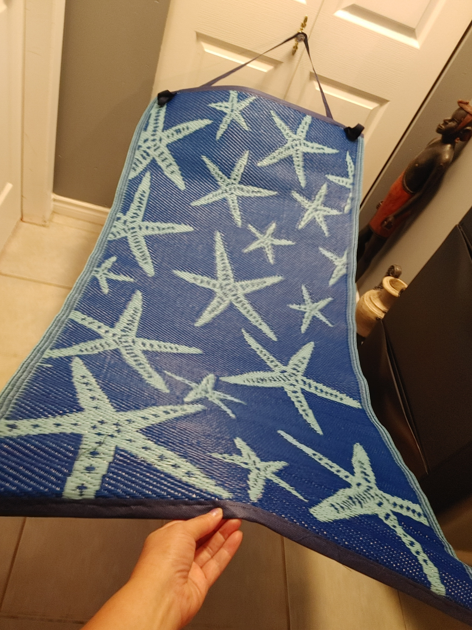 Blue Starfish Beach Mat with Strap - photo 3