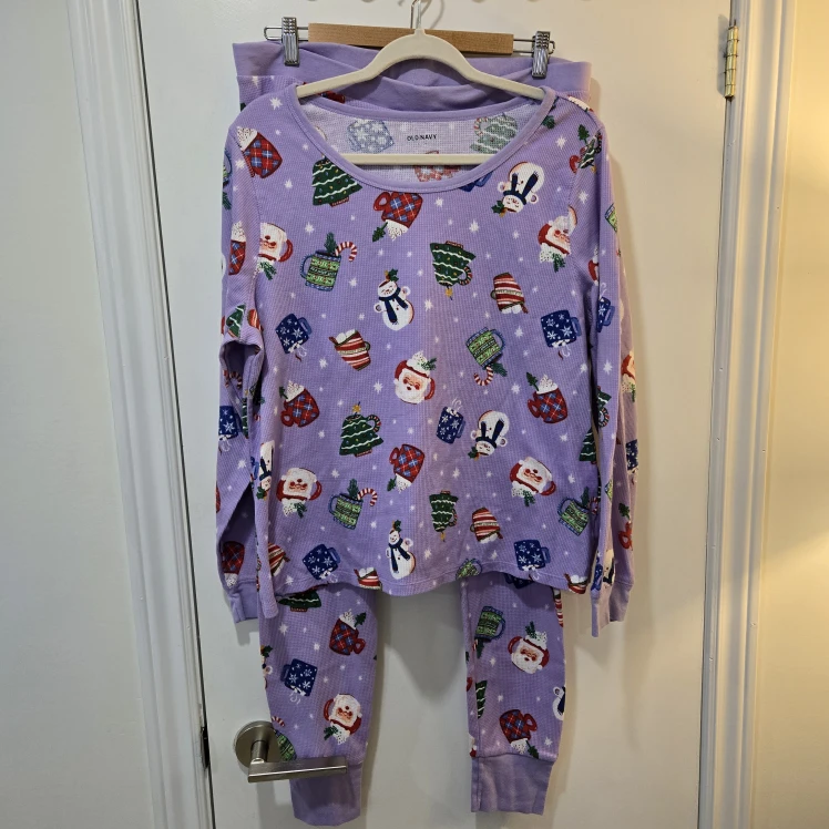Old Navy Purple Christmas Pajamas