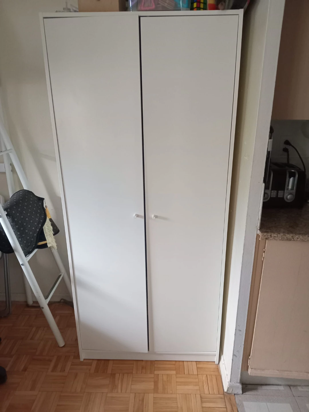IKEA KLEPPSTAD Wardrobe with 2 doors, white - photo 2