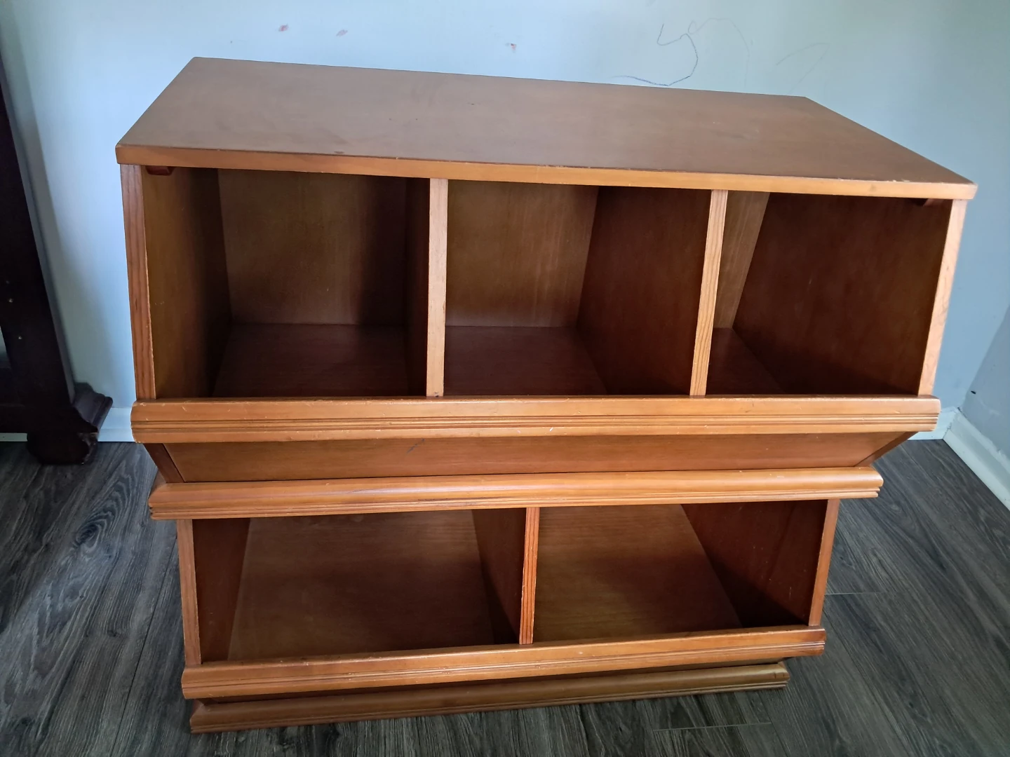 Wooden Storage Shelf Unit