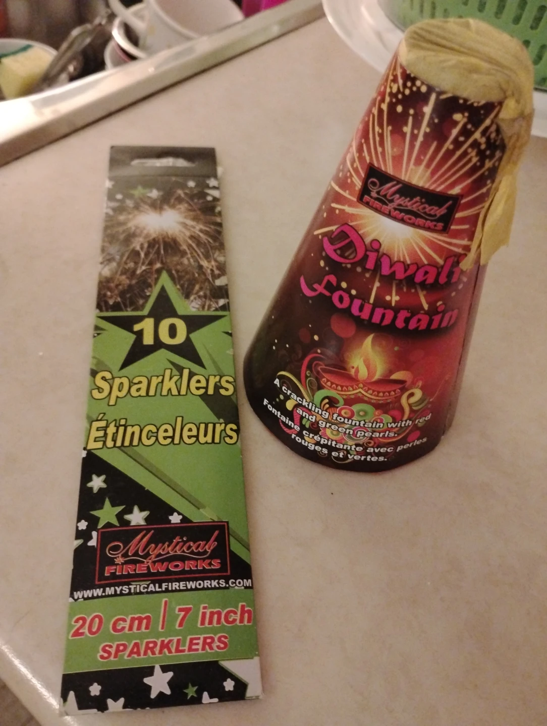 Mystical Fireworks 10 Sparklers & 1 Diwali Fountain