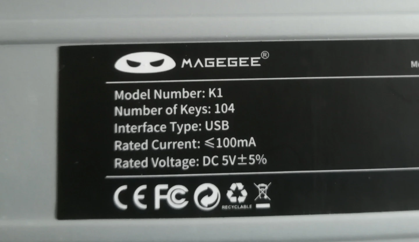 MageGee K1 Wired USB Keyboard - Pink - photo 2
