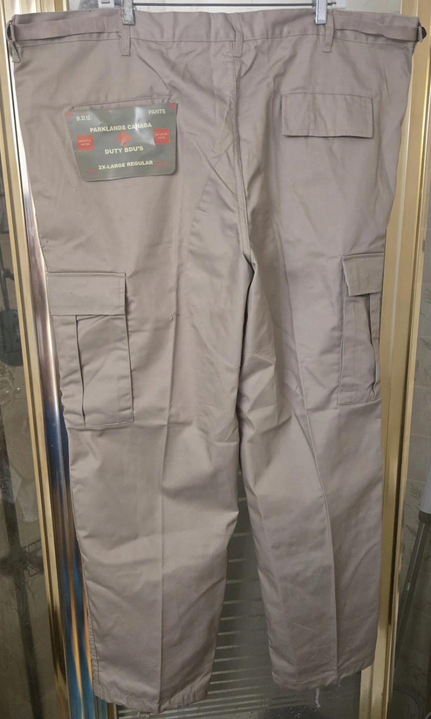 Men's Parklands Canada Duty BDU beige cargo pants. BNWT. XXL. - photo 2