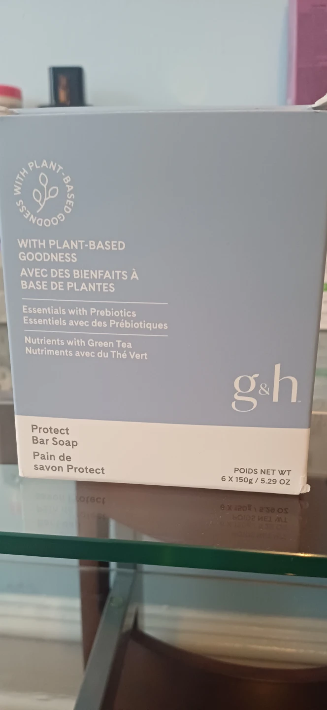 g&h Protect Bar Soap with Prebiotics & Green Tea (6 x 150g)