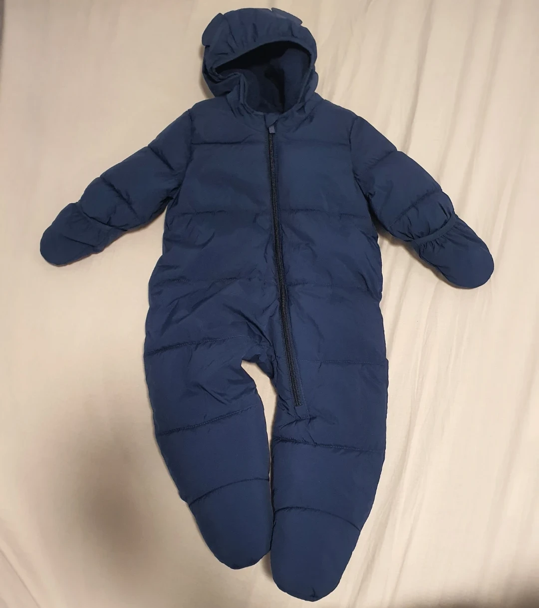 Old Navy Blue Puffer Snowsuit with Hood