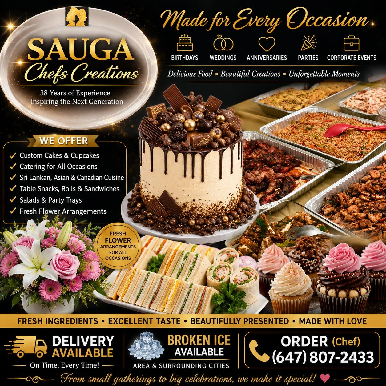 Sauga Chefs Creations Catering Services
