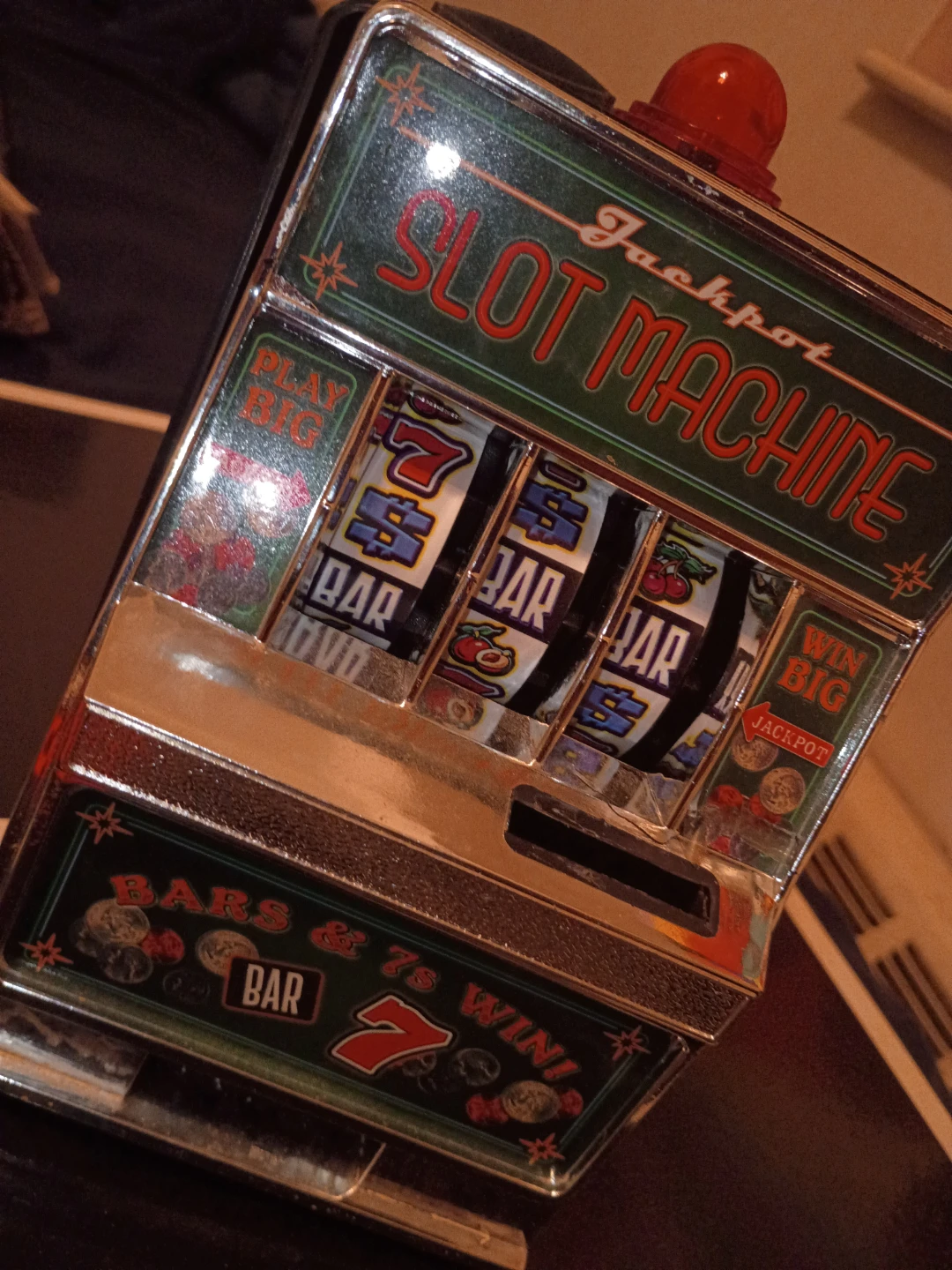 Mini Slot Machine & Bars Toy - photo 2