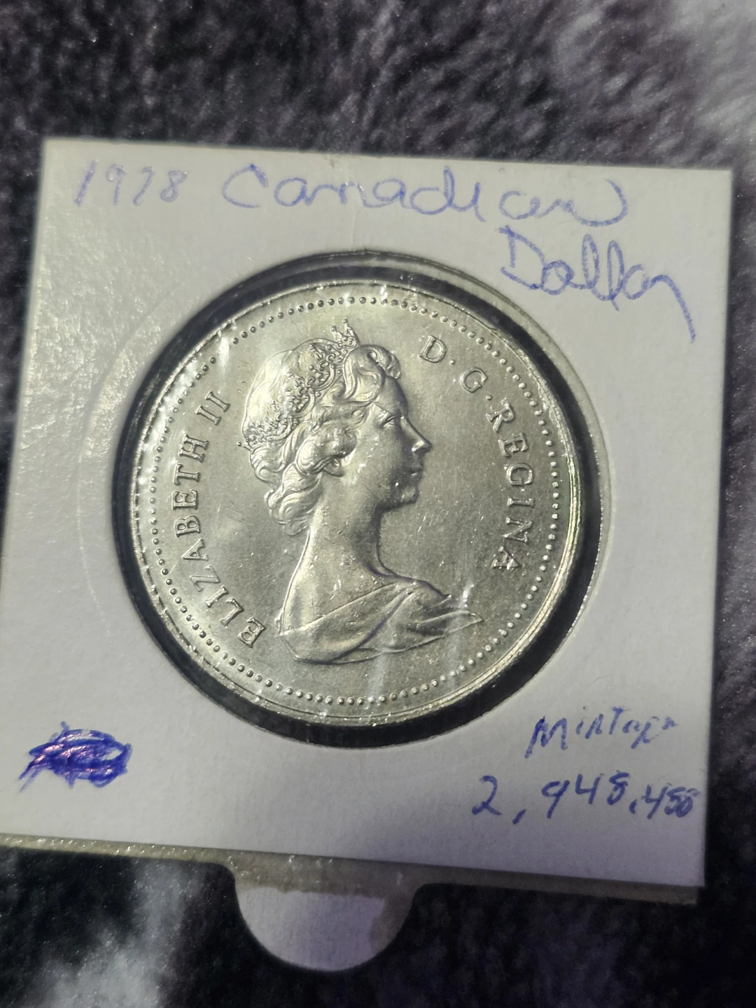 1978 Canadian Dollar Coin - photo 2