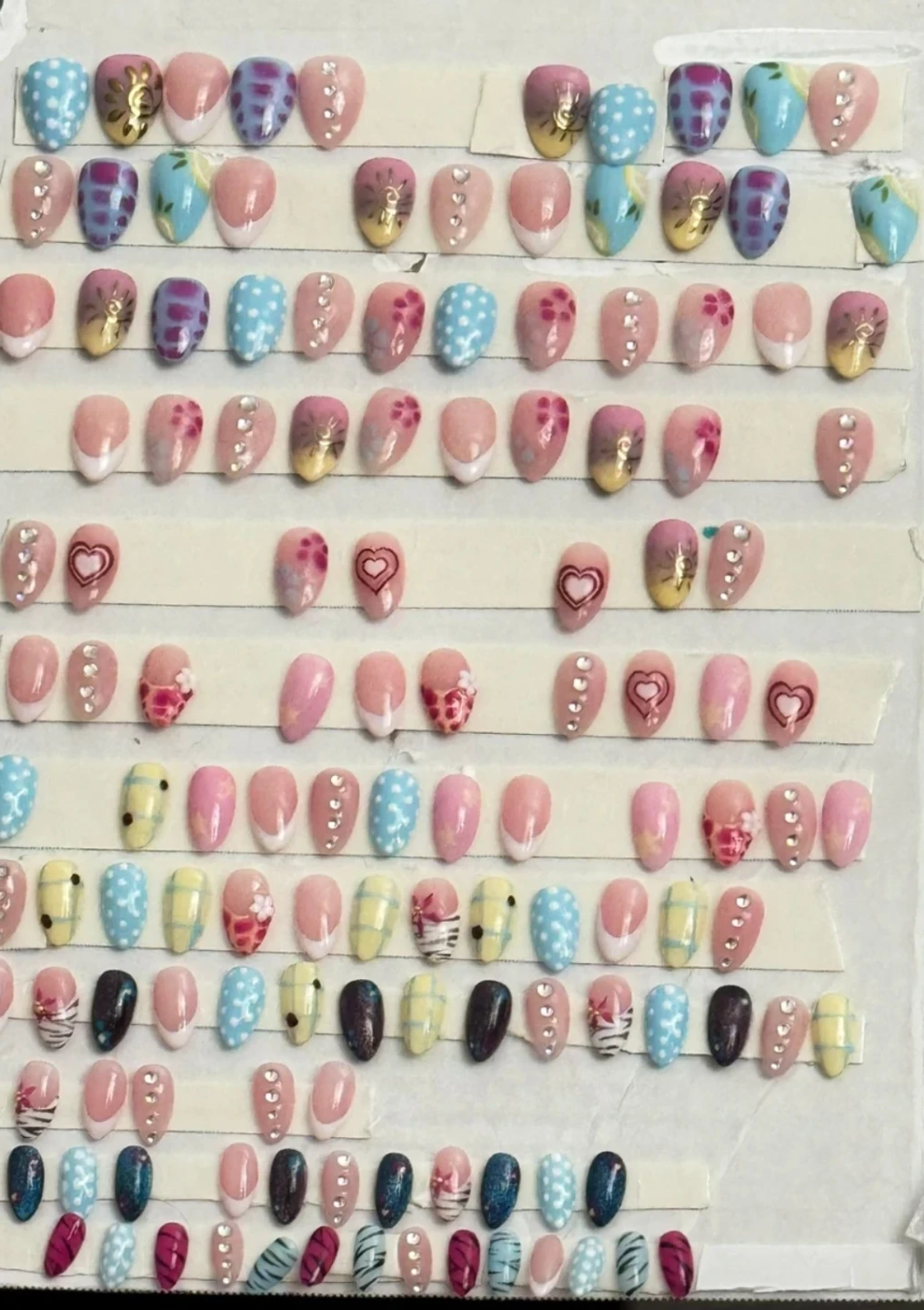 Assorted Press-On False Nails - custom - photo 3