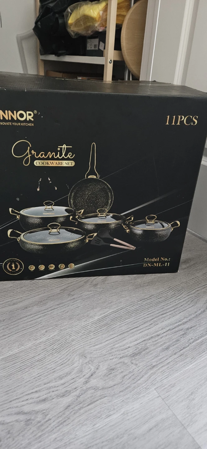 NNOR Granite Cookware Set - 11 Pieces